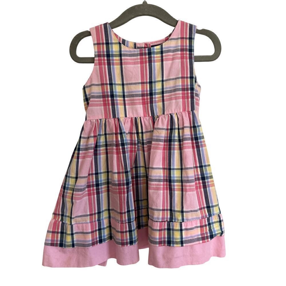 Chaps Girls Dress, Size 24 months, plaid